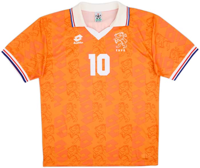 1994 Netherlands Home Shirt Bergkamp #10 - 9/10 - (L)