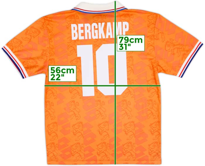 1994 Netherlands Home Shirt Bergkamp #10 - 9/10 - (L)