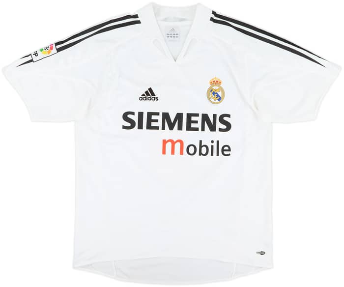 2004-05 Real Madrid Home Shirt Zidane #5 - 7/10 - (S)