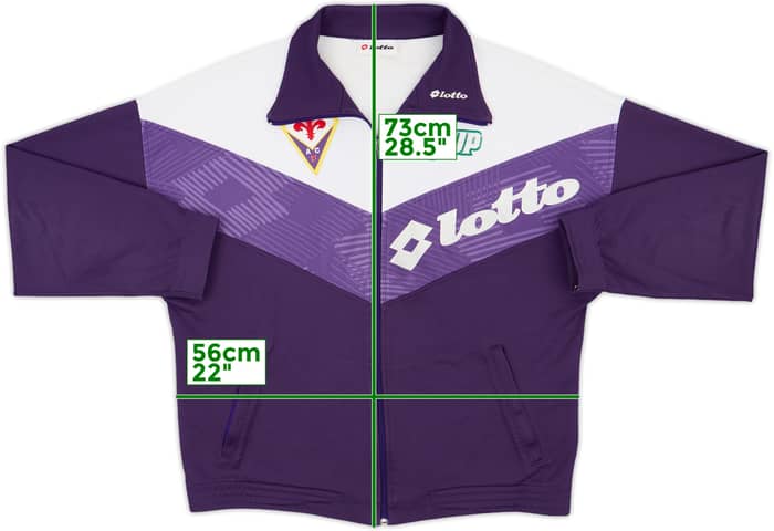 1992-93 Fiorentina Lotto Track Jacket - 8/10 - (L)