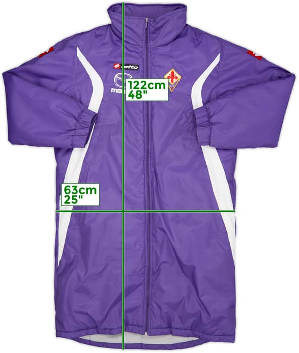 2011-12 Fiorentina Lotto Padded Bench Coat - 9/10 - (XL)