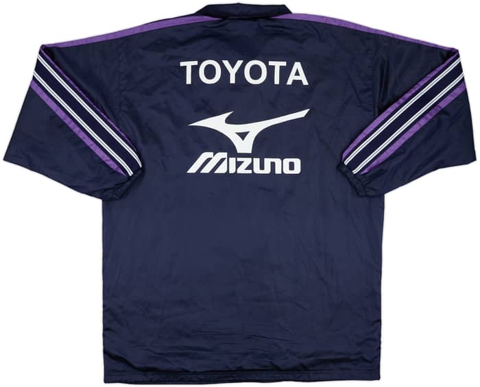 2001-02 Fiorentina Mizuno 1/4 Zip Drill Top - 7/10 - (XXL)