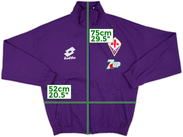 1992-93 Fiorentina Lotto Track Jacket - 8/10 - (L)