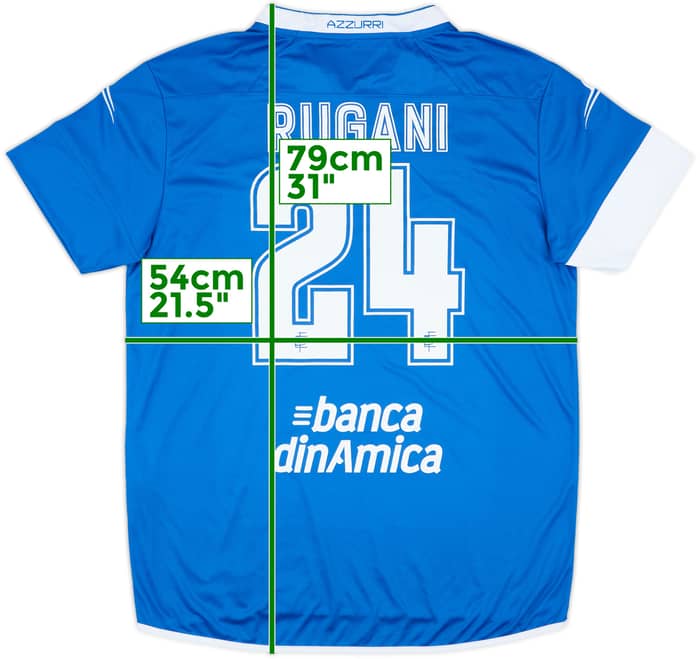 2014-15 Empoli Home Shirt Rugani #24 - 9/10 - (XL)