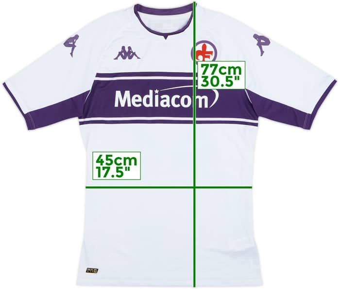 2021-22 Fiorentina Signed Away Shirt Gonzalez #22 - 8/10 - (L)
