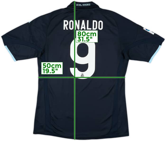 2009-10 Real Madrid Away Shirt Ronaldo #9 - 8/10 - (L)