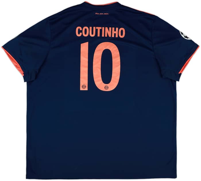 2019-20 Bayern Munich Third Shirt Coutinho #10 - 9/10 - (3XL)