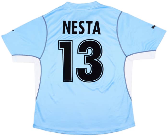 2001-02 Lazio Home Shirt Nesta #13 - 8/10 - (XXL)