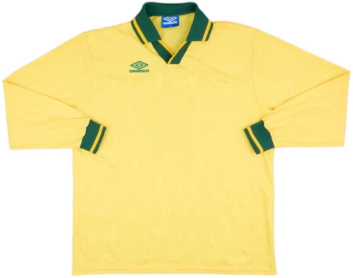 1990s Umbro Template L/S Shirt #9 - 9/10 - (XL)