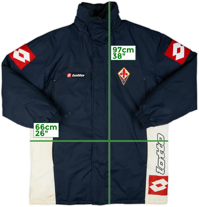 2005-06 Fiorentina Lotto Padded Bench Coat - 6/10 - (L)