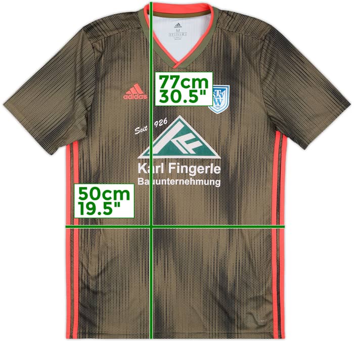 2019-20 adidas Template Shirt #8 - 9/10 - (M)