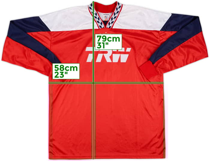 1990s Erima Template L/S Shirt #6 - 9/10 - (L/XL)