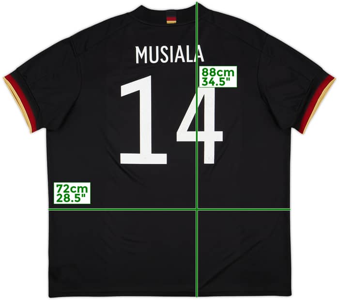 2020-21 Germany Away Shirt Musiala #14 - 10/10 - (3XL)