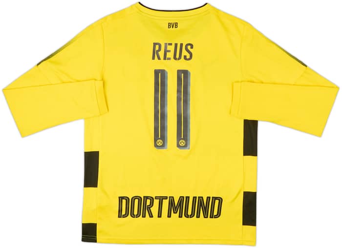 2017-18 Borussia Dortmund Home L/S Shirt Reus #11 - 7/10 - (L.Boys)
