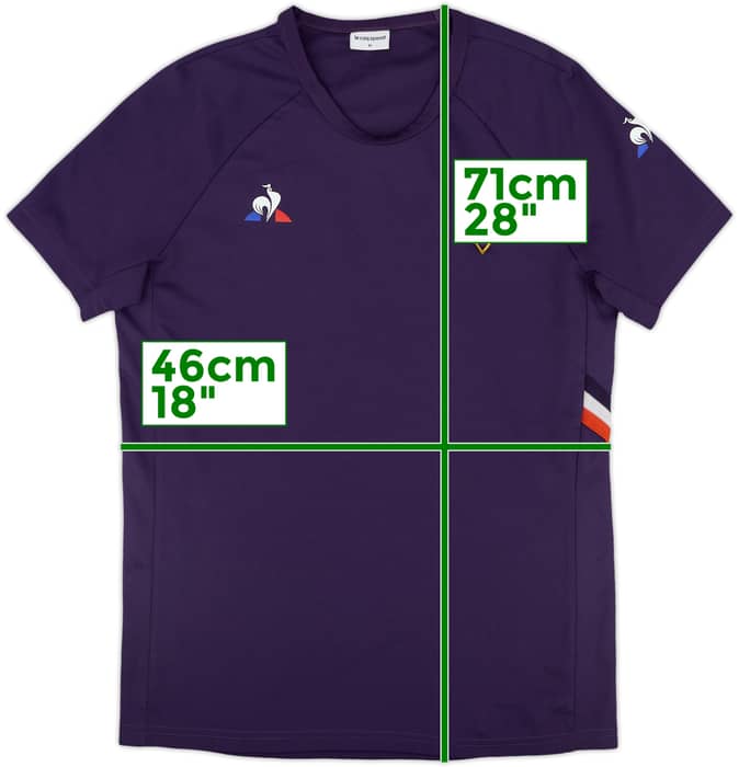 2019-20 Fiorentina Le Coq Sportif Training Shirt - 8/10 - (M)