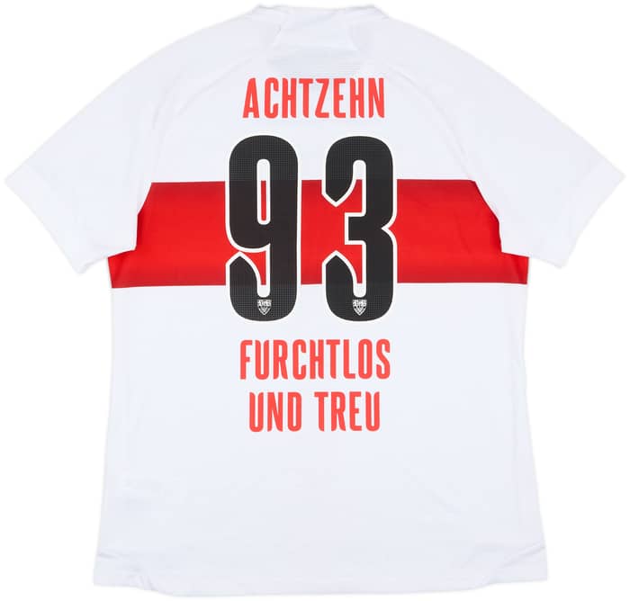 2019-20 Stuttgart Home Shirt Achtzehn Furchtlos und Treu #93 - 8/10 - (L)