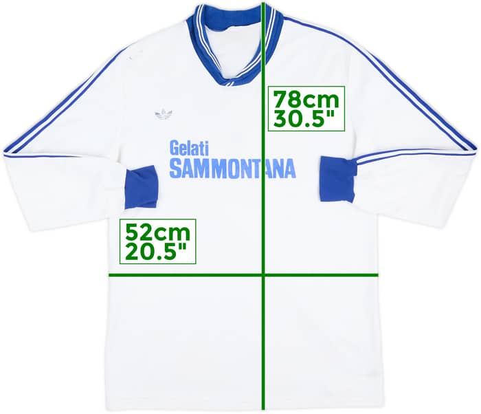 1986-88 Empoli Match Issue Away L/S Shirt #7