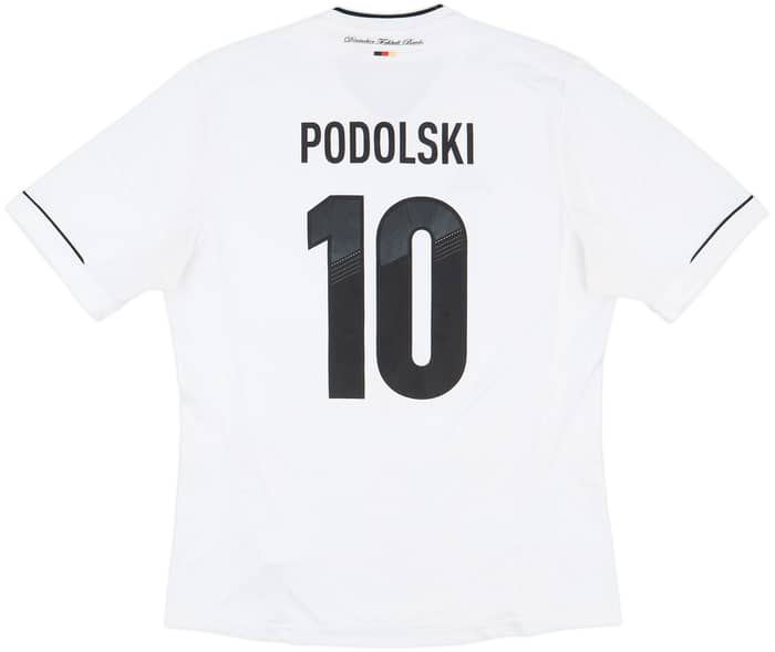2012-13 Germany Home Shirt Podolski #10 - 4/10 - (L)