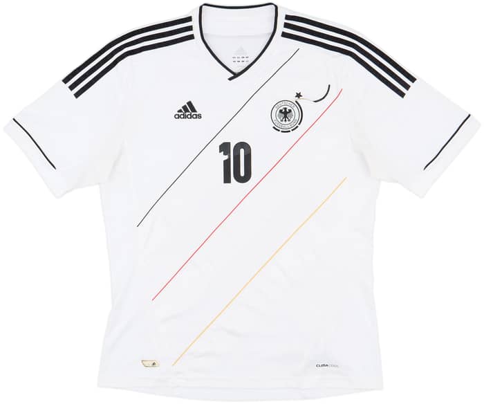 2012-13 Germany Home Shirt Podolski #10 - 4/10 - (L)