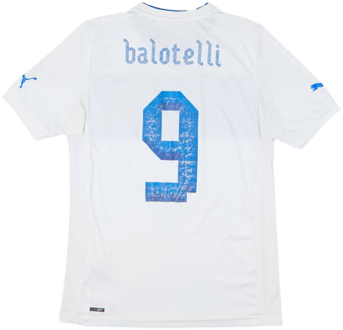 2012-13 Italy Away Shirt Balotelli #9 - 5/10 - (M)