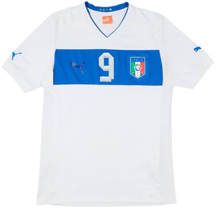 2012-13 Italy Away Shirt Balotelli #9 - 5/10 - (M)