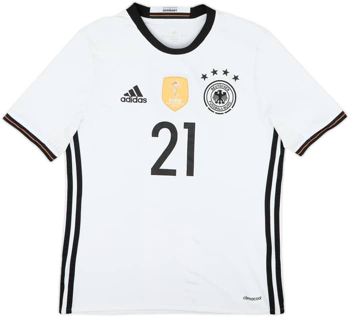 2015-16 Germany Home Shirt Kimmich #21 - 7/10 - (L.Boys)