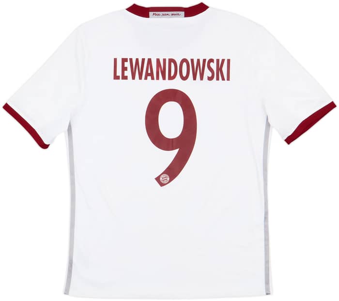 2016-17 Bayern Munich Third Shirt Lewandowski #9 - 8/10 - (XL.Boys)