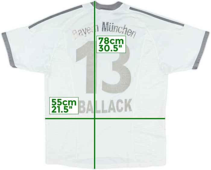 2002-03 Bayern Munich Away Shirt Ballack #13 - 4/10 - (L)
