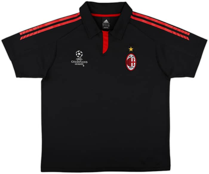 2005-06 AC Milan adidas CL Polo Shirt - 9/10 - (M)