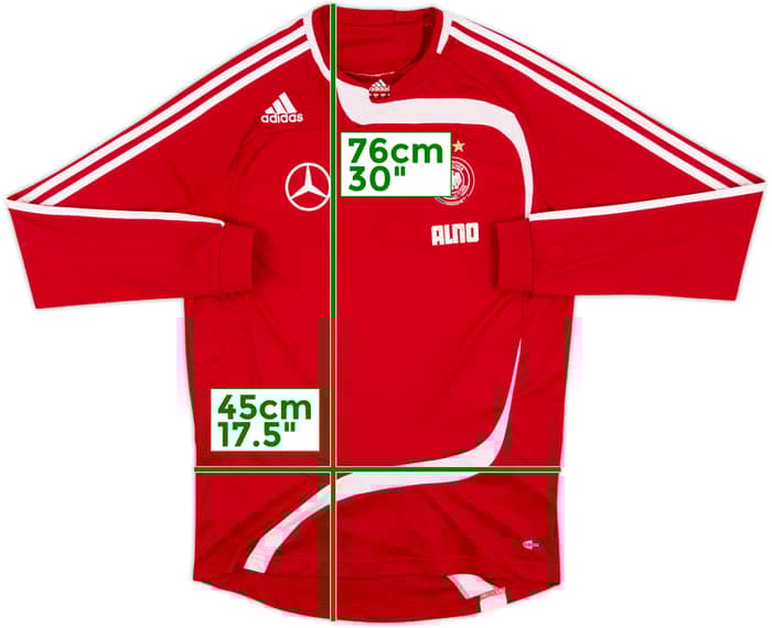 2008-09 Germany adidas Player Issue Training L/S Shirt - 6/10 - (M)