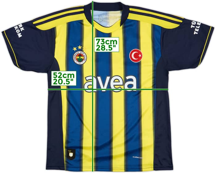 2011-12 Fenerbahce Home Shirt - 7/10 - (M)