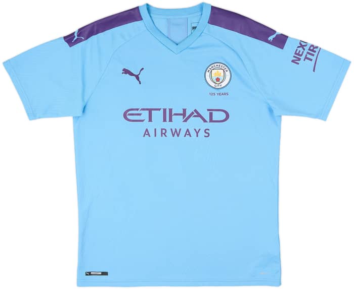 2019-20 Manchester City Home Shirt Foden #47 - 9/10 - (L)
