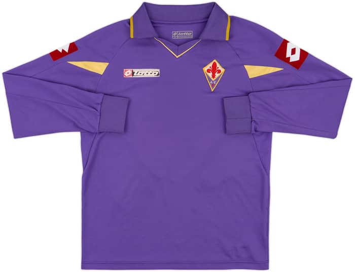 2010-11 Fiorentina Home L/S Shirt - 4/10 - (S)