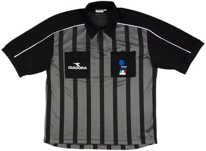 1999-00 Italy Diadora FIGC Referee Shirt - 8/10 - (XXL)