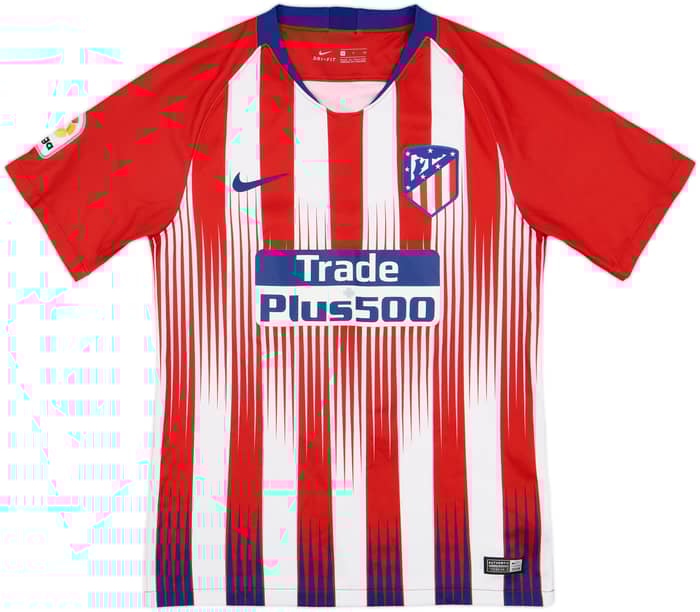 2018-19 Atletico Madrid Home Shirt Pelle #11 - 7/10 - (S)