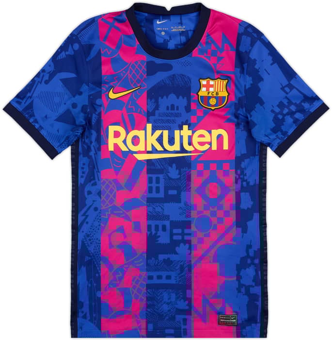 2021-22 Barcelona Third Shirt F.DeJong #21 - 9/10 - (XS)