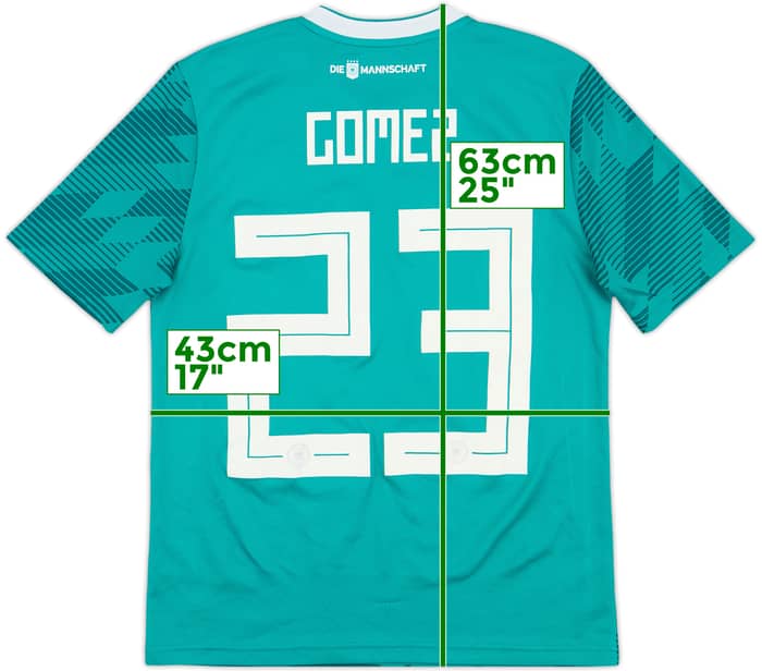 2018-19 Germany Away Shirt Gomez #23 - 7/10 - (L.Boys)