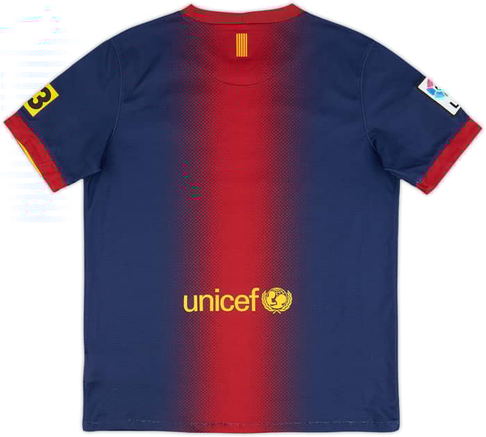 2012-13 Barcelona Home Shirt - 8/10 - (L.Boys)