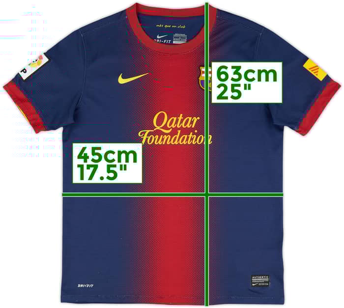 2012-13 Barcelona Home Shirt - 8/10 - (L.Boys)