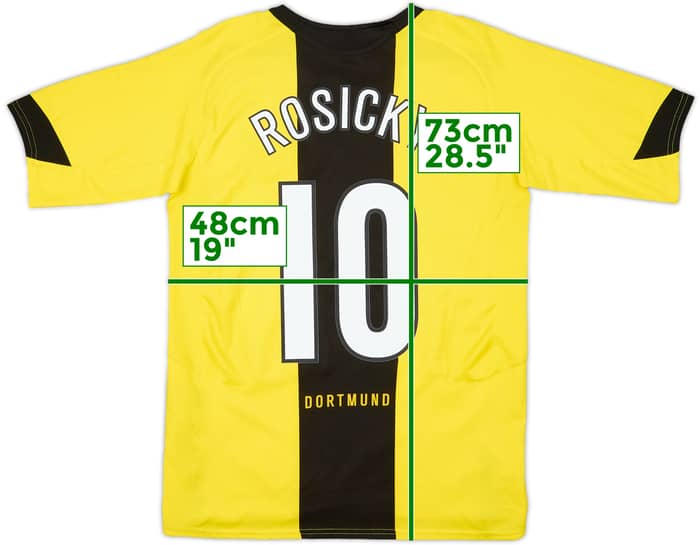 2005-06 Borussia Dortmund Home Shirt Rosicky #10 - 8/10 - (XL.Boys)