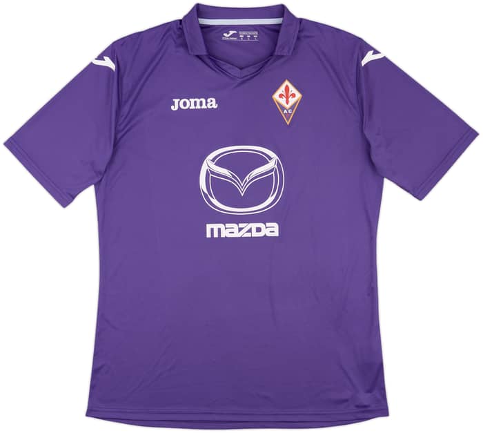 2013-14 Fiorentina Basic Home Shirt - 9/10 - (L)