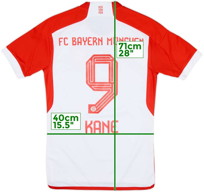 2023-24 Bayern Munich Home Shirt Kane #9 - 7/10 - (XS)