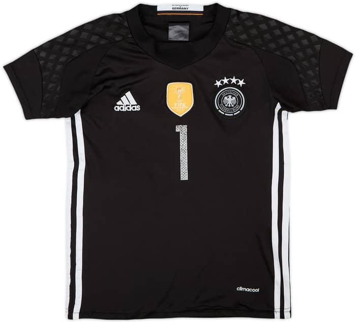 2015-16 Germany S/S GK Shirt Neuer #1 - 5/10 - (S.Boys)