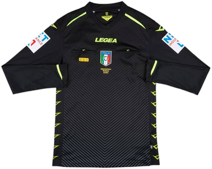 2020-21 Italy Diadora Referee L/S Shirt - 9/10 - (M)