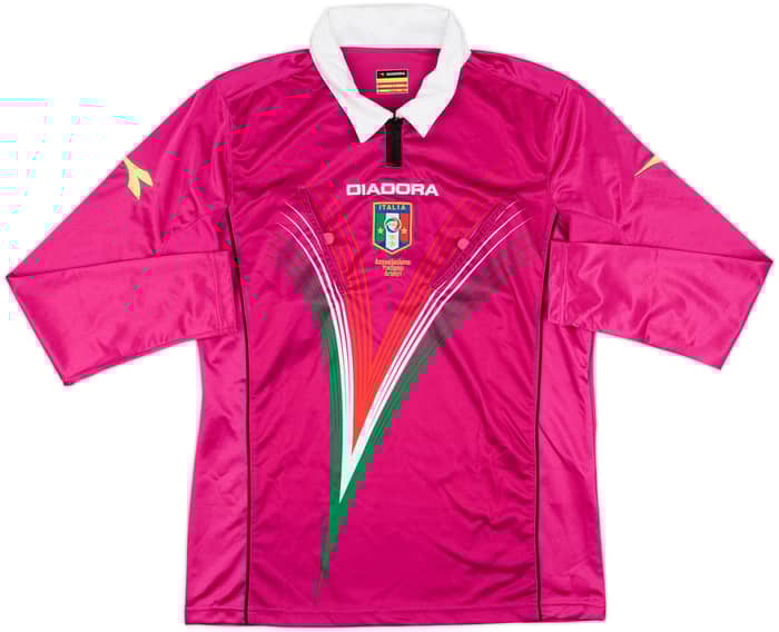 2011-12 Italy Diadora Referee L/S Shirt - 9/10 - (M)