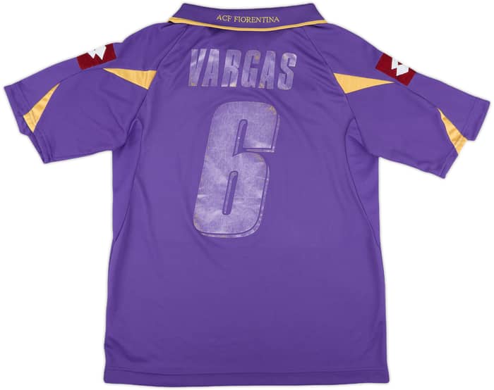 2010-11 Fiorentina Home Shirt Vargas #6 - 4/10 - (M)