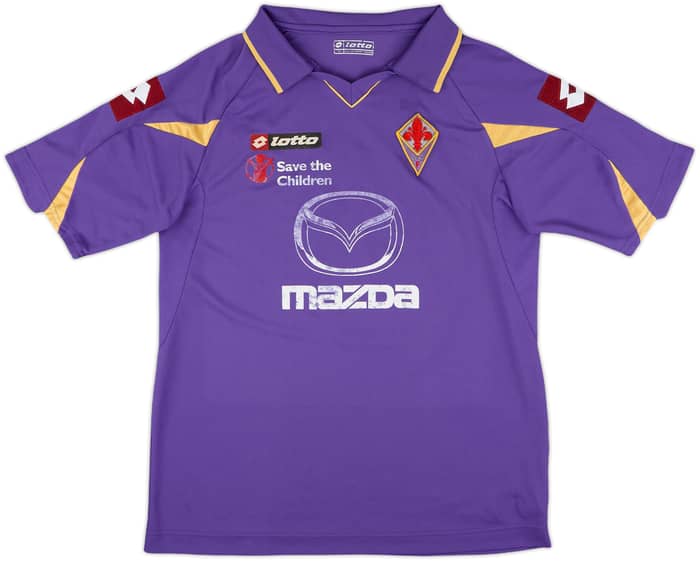 2010-11 Fiorentina Home Shirt Vargas #6 - 4/10 - (M)