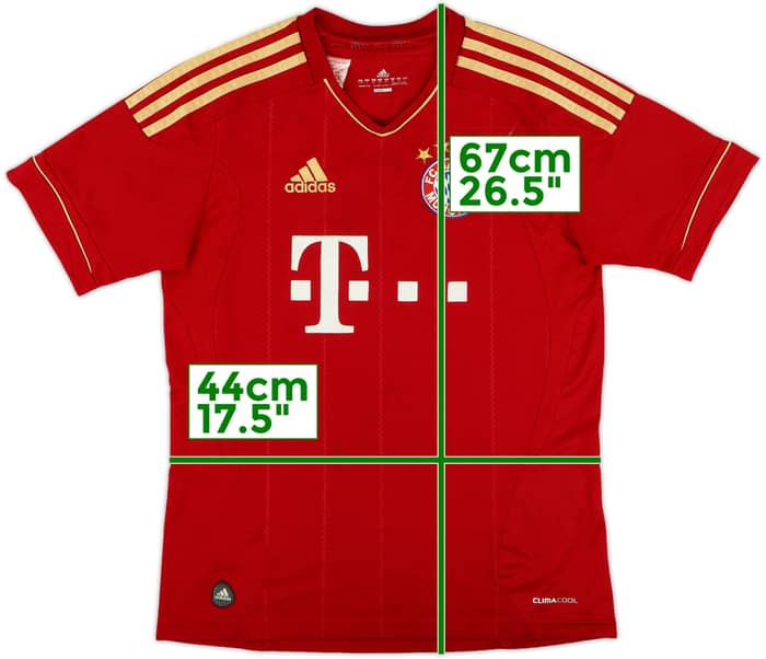 2011-13 Bayern Munich Home Shirt - 4/10 - (L.Boys)