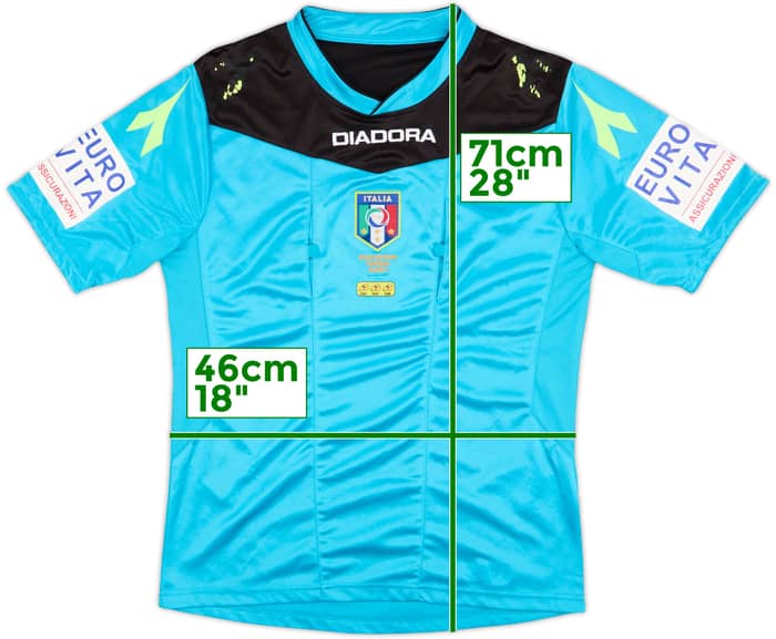 2015-16 Italy Diadora Referee Shirt - 7/10 - (M)