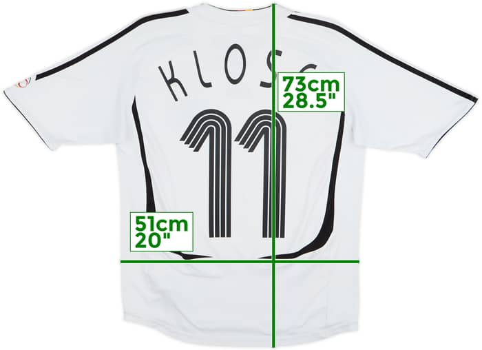 2005-07 Germany Home Shirt Klose #11 - 7/10 - (L.Boys)